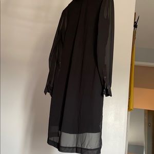 Allsaints black dress with pockets.